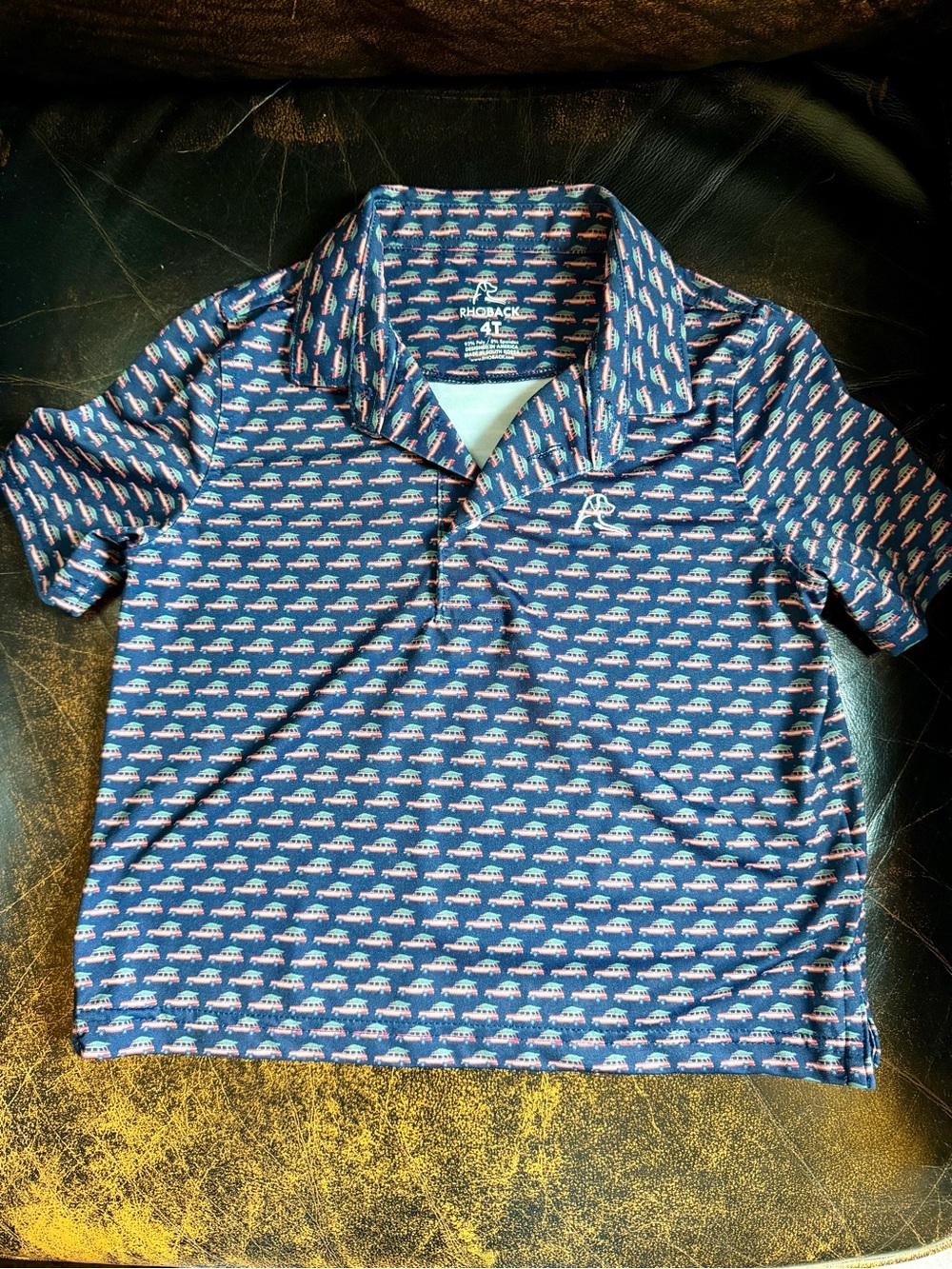 Rhoback Kids' Christmas themed polo